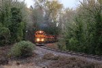 PNWR 2316 leads 664 off the old SP bridge